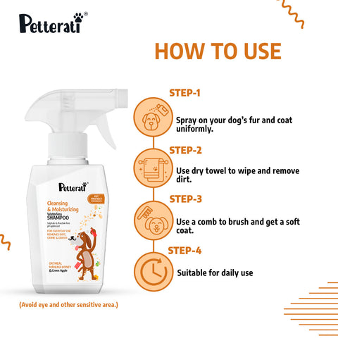 Cleansing & moisturizing shampoo usage