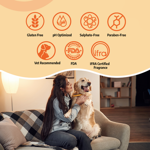 paraben and sulphate tick and flea dog shampoo