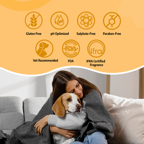 Paraben free shed control dog shampoo