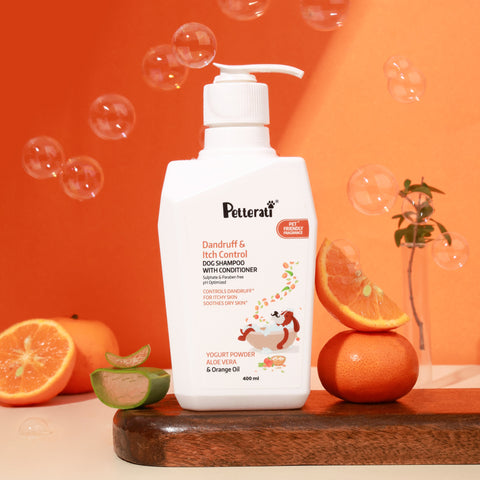 Petterati Dandruff and Itch control dog shampoo with conditioner