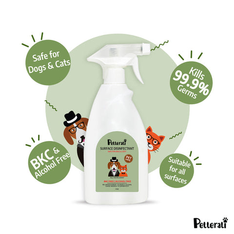 Petterati Surface Disinfectant Pine (500 ML) & Floor Cleaner Pine (900 ML)