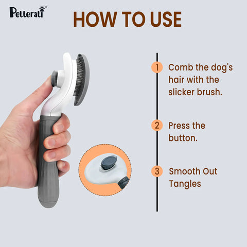 Dog Grooming Kit: Waterless Shampoo (400 ml) + Conditioner (400 ml) + Cleansing & Moisturizing Shampoo (400 ml) + Deshedding Brush