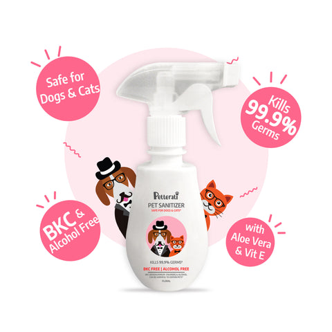 Pet Sanitizer Floral Highlights